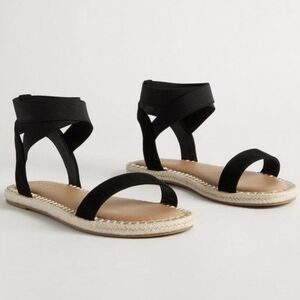 Torrid Strappy Gladiator Sandals in Black - 9.5 Wide